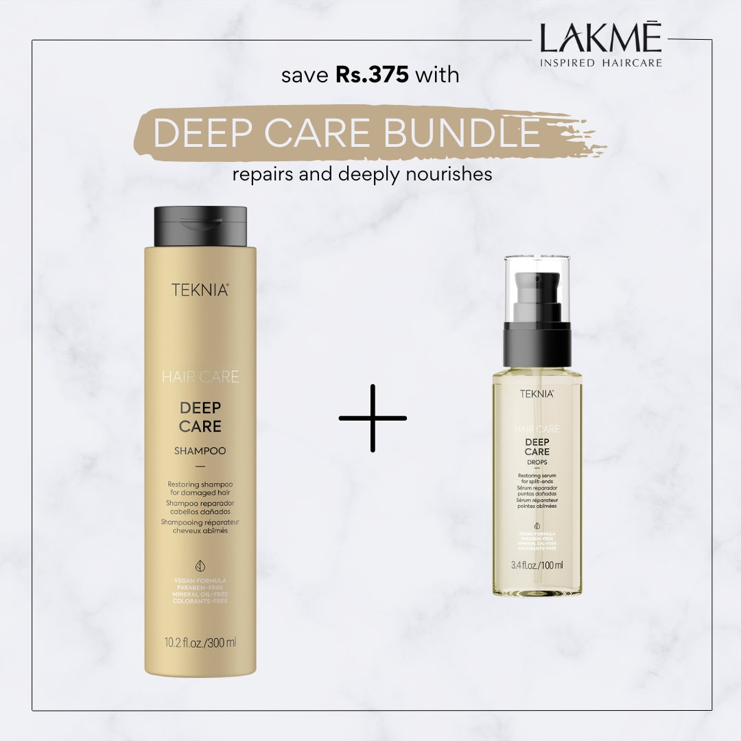 LAKME - Deep Care Bundle (Shampoo + Drops)